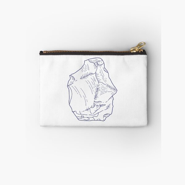 Item preview, Stone tool print blue designed and sold by GoatSkin.