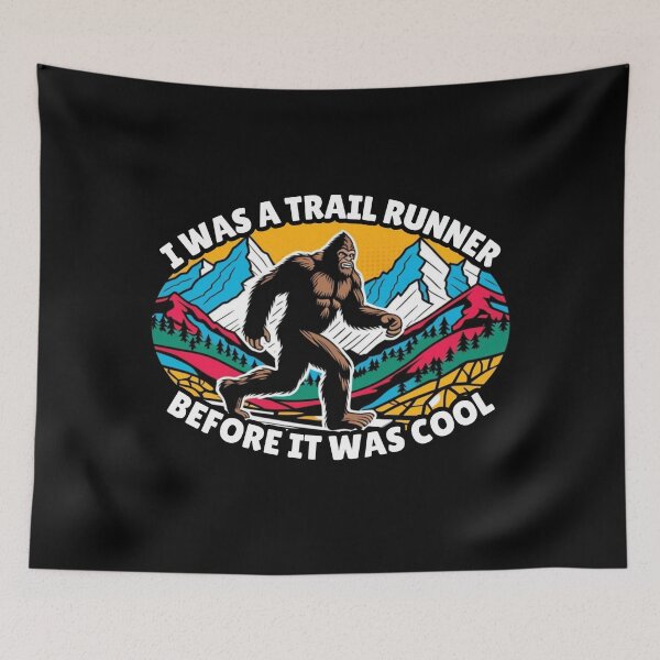 Item preview, Trail Running Bigfoot Is Cool Oval Design designed and sold by Nextlevellife.