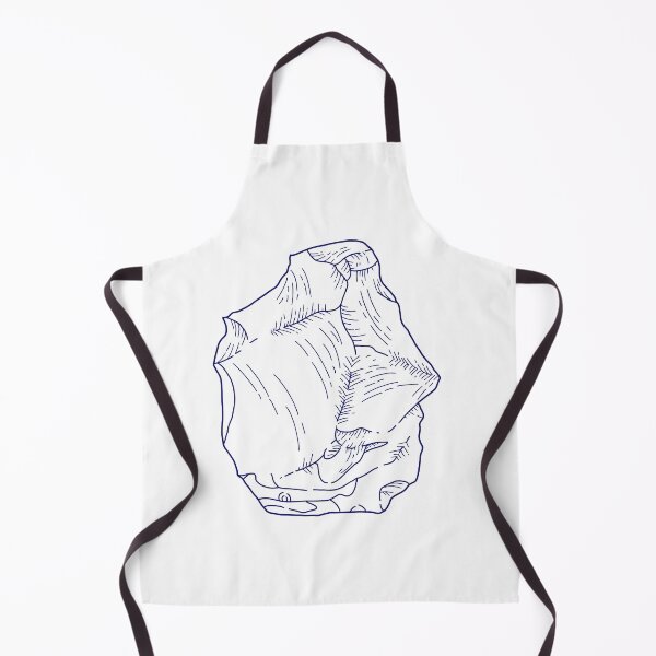 Item preview, Stone tool print blue designed and sold by GoatSkin.