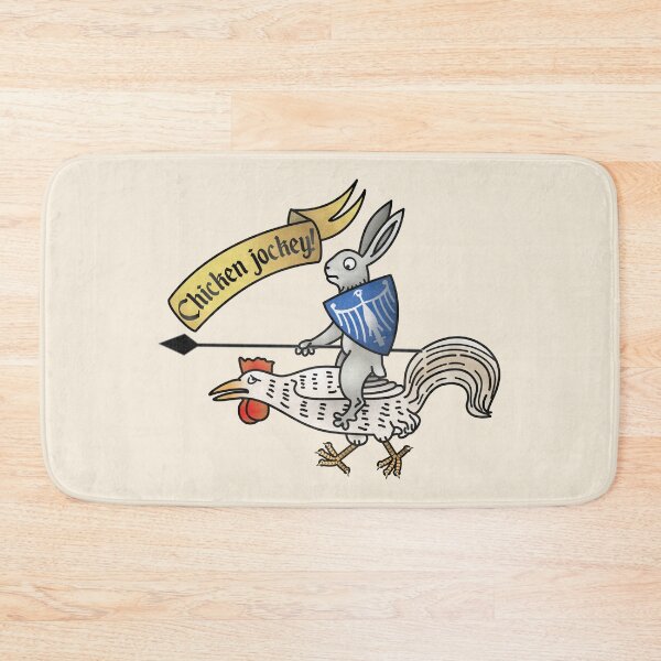 Item preview, Chicken Jockey Rabbit Marginalia designed and sold by MargiKnights.