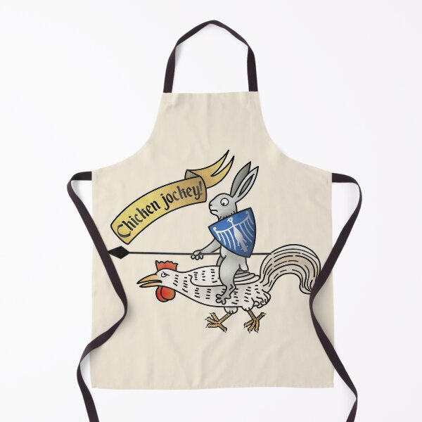Item preview, Chicken Jockey Rabbit Marginalia designed and sold by MargiKnights.