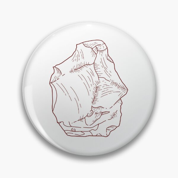 Item preview, Stone tool print red designed and sold by GoatSkin.