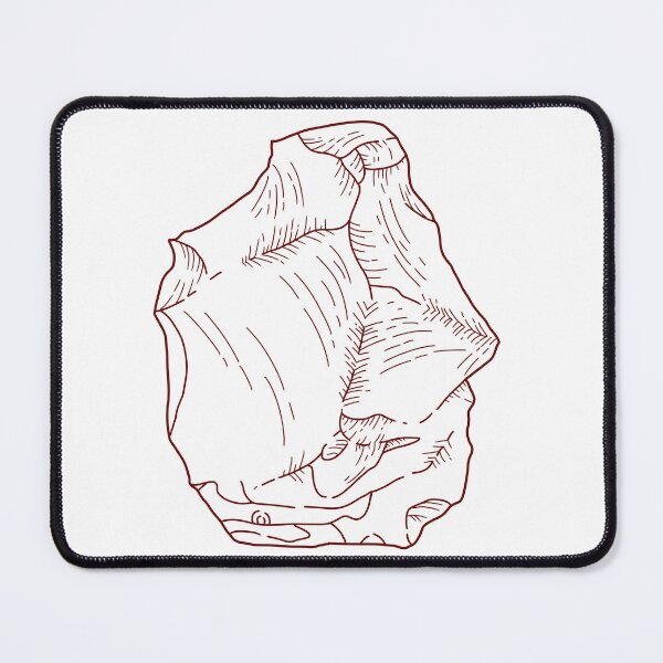 Item preview, Stone tool print red designed and sold by GoatSkin.