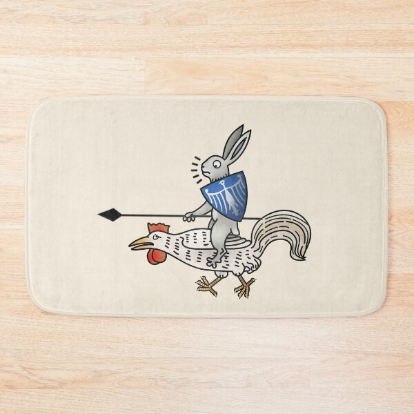 Item preview, Chicken Jockey Rabbit Marginalia designed and sold by MargiKnights.