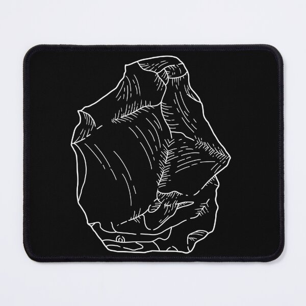 Item preview, Stone tool print white designed and sold by GoatSkin.
