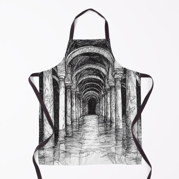 Item preview, Basillica Cistern Istambul Turkey in Ink designed and sold by hussardigital.