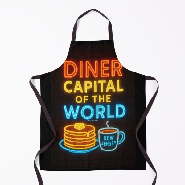 Item preview, Diner Capital of the World – New Jersey Neon Pancake Art designed and sold by MySheetMusicArt.