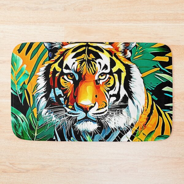 Item preview, Tropical Jungle Tiger Gaze Design designed and sold by Health And Fitness Posts e-Store.