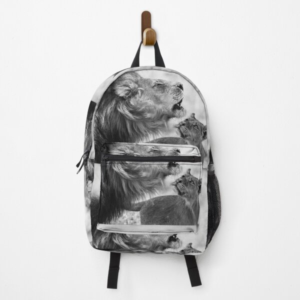 Item preview, A Lion and His Cub In Black and White designed and sold by Kay Brewer.