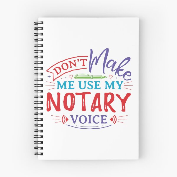 Item preview, Don’t Make Me Use My Notary Voice – Funny Notary Public Quote Design for T-Shirts, Stickers & Office Decor designed and sold by NotaryLife.