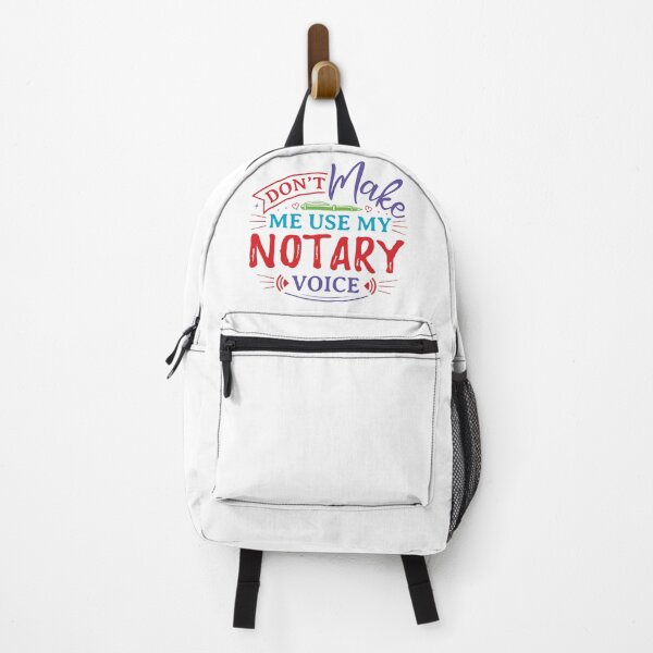 Item preview, Don’t Make Me Use My Notary Voice – Funny Notary Public Quote Design for T-Shirts, Stickers & Office Decor designed and sold by NotaryLife.