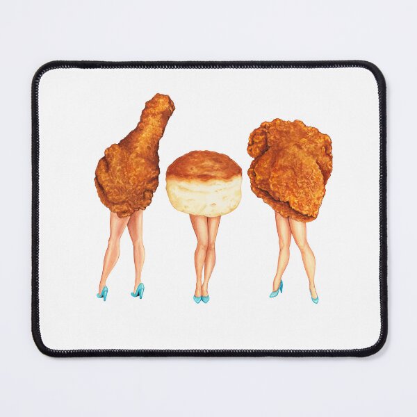 Item preview, Fried Chicken Pin-Ups designed and sold by Kelly  Gilleran.