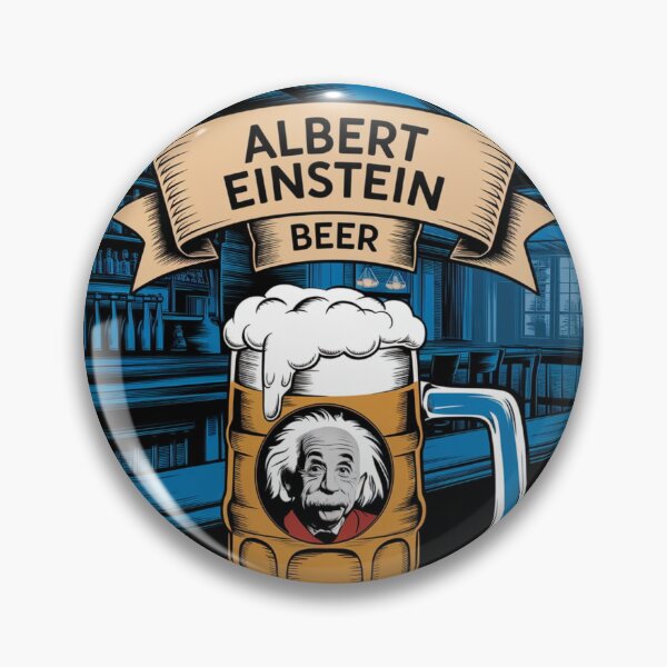 Item preview, albert einstein mug beer  designed and sold by martin max.