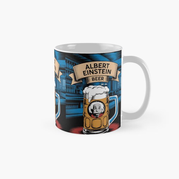 Item preview, albert einstein mug beer  designed and sold by martin max.