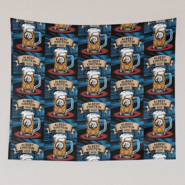 Item preview, albert einstein mug beer  designed and sold by martin max.