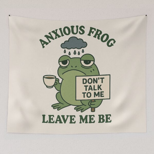 Item preview, Anxious Frog Club - Leave Me Be designed and sold by Malyyx.