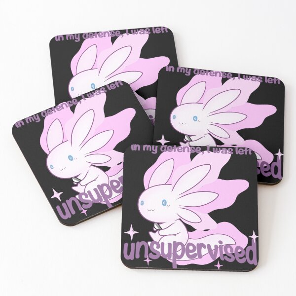 Item preview, Unsupervised axolotl designed and sold by PumpkinPixii.