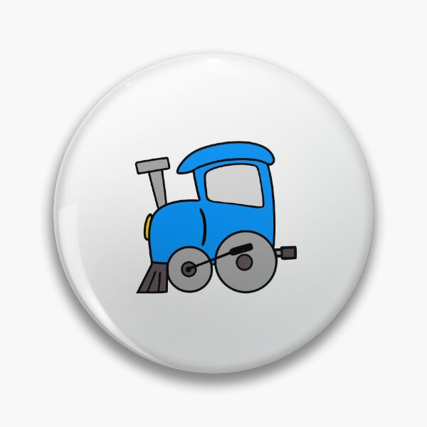 Item preview, Choo Choo Train Blue designed and sold by Sartoris Art.