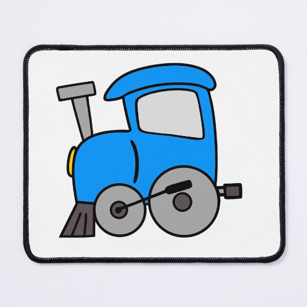 Item preview, Choo Choo Train Blue designed and sold by Sartoris Art.