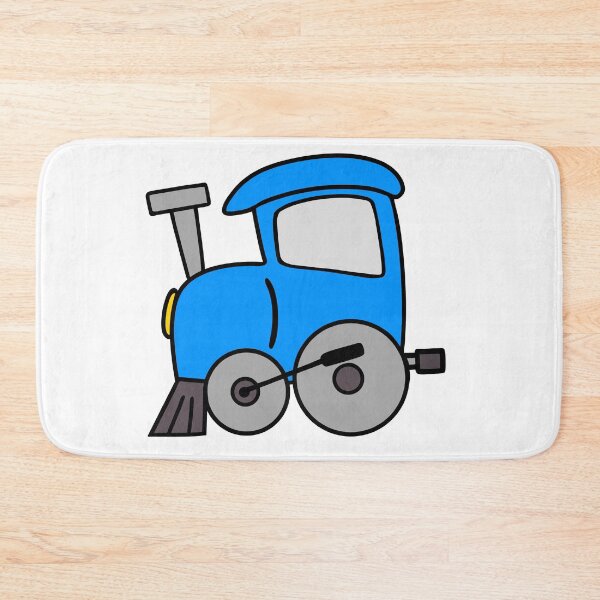 Item preview, Choo Choo Train Blue designed and sold by Sartoris Art.