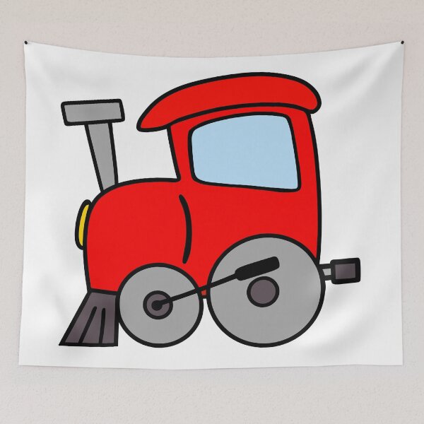 Item preview, Choo Choo Train Red designed and sold by Sartoris Art.