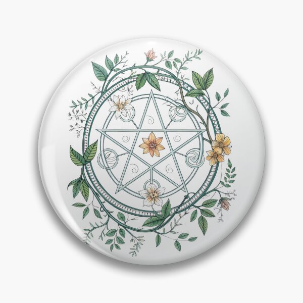 Item preview, Alchemy Circle with Floral Vines designed and sold by SignumShop.