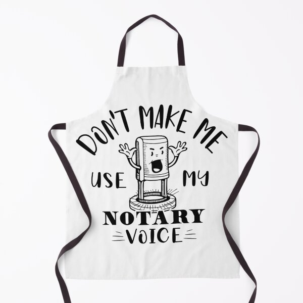 Item preview, Don’t Make Me Use My Notary Voice – Bold Monochrome Funny Quote for Notary Publics, Signing Agents, and Office Decor designed and sold by NotaryLife.