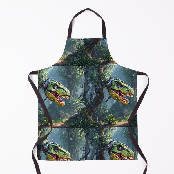 Item preview, Tech Dinosaur in Nature – Futuristic Beast in a Wild World designed and sold by MagneticArts23.