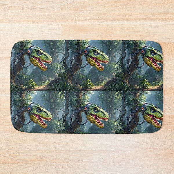 Item preview, Tech Dinosaur in Nature – Futuristic Beast in a Wild World designed and sold by MagneticArts23.