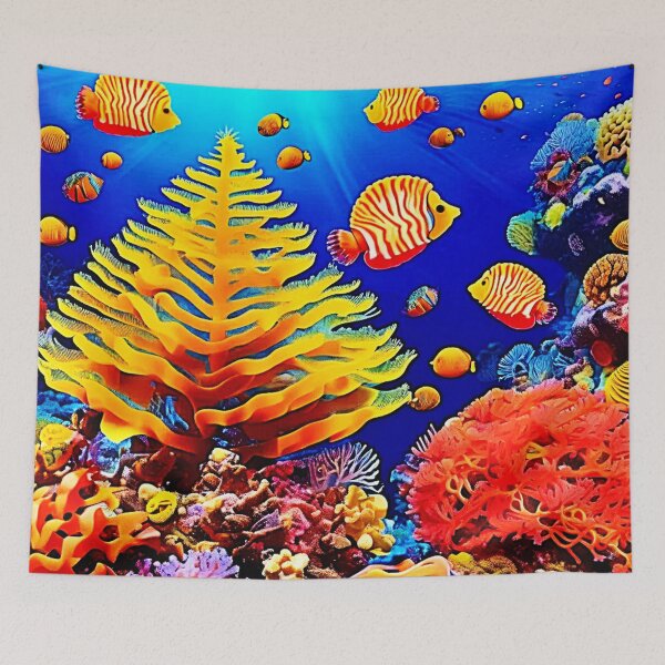 Item preview, Tropical Fish Reef Underwater Life designed and sold by Health And Fitness Posts e-Store.