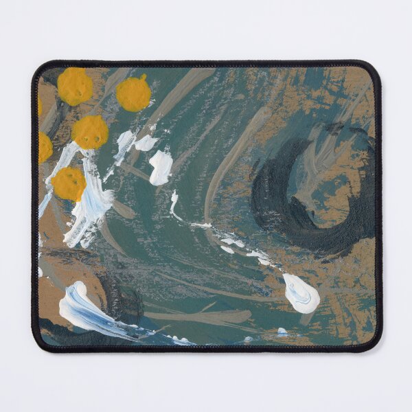 Item preview, "Disillusioned" - Abstract Painting with Blues and Yellows designed and sold by pngrktes-art.
