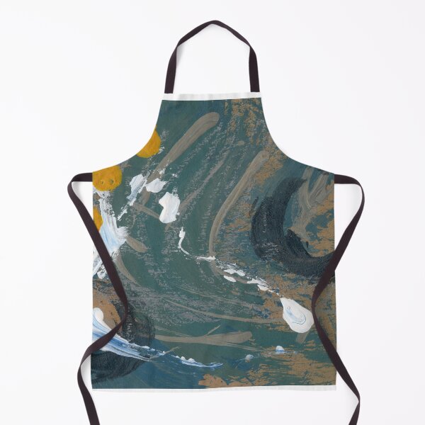 Item preview, "Disillusioned" - Abstract Painting with Blues and Yellows designed and sold by pngrktes-art.
