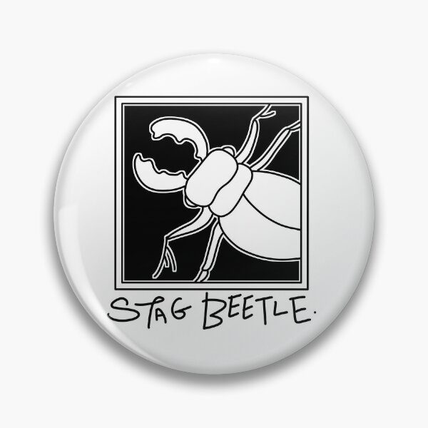 Item preview, Stag beetle print designed and sold by GoatSkin.