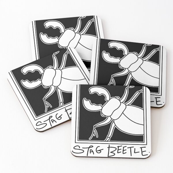 Item preview, Stag beetle print designed and sold by GoatSkin.