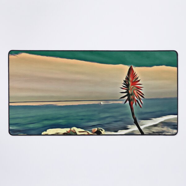 Item preview, Aloe vera flower overlooking the sea designed and sold by Tarjiart.