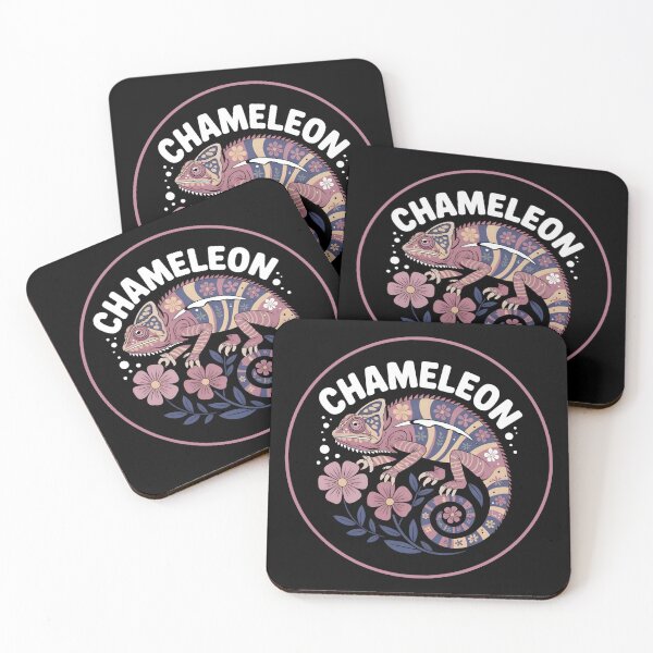 Item preview, Floral chameleon  designed and sold by SidTastic .