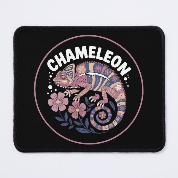 Item preview, Floral chameleon designed and sold by SidTastic .