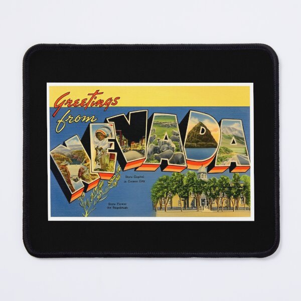 Item preview, Greetings from Nevada Retro Souvenir designed and sold by DankThreads.
