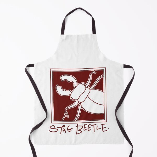 Item preview, Stag beetle print red designed and sold by GoatSkin.