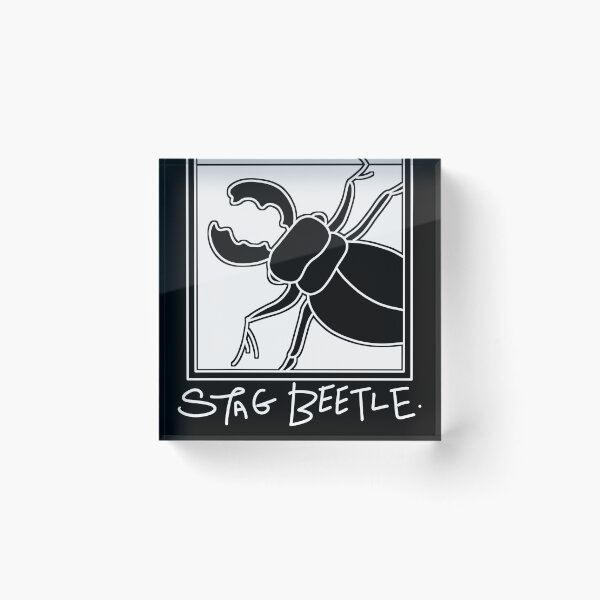 Item preview, Copy of Stag beetle print red designed and sold by GoatSkin.