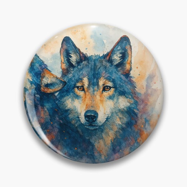 Item preview, Painted Howl – Watercolor Wildlife designed and sold by GusiaTreasures.