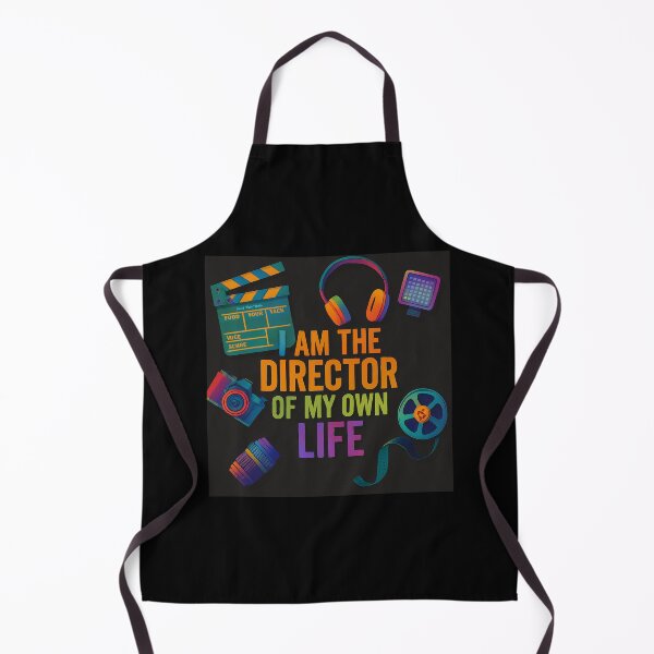 Item preview, I Am the Director of My Own Life – Colorful Filmmaker Art designed and sold by MySheetMusicArt.