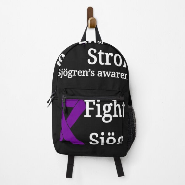 Item preview, Sjögren's awareness day purple ribbon text designed and sold by  Mudikeys.
