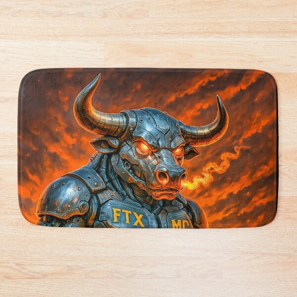 Item preview, FTX MC Mech Bull Biker –  Cyber Beast designed and sold by Fresh-Threads-X.