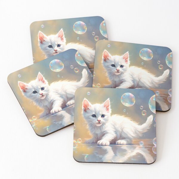 Item preview, Kitten and Soap Balls designed and sold by LukianArtPrint.