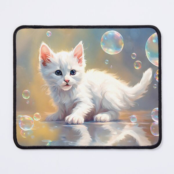 Item preview, Kitten and Soap Balls designed and sold by LukianArtPrint.