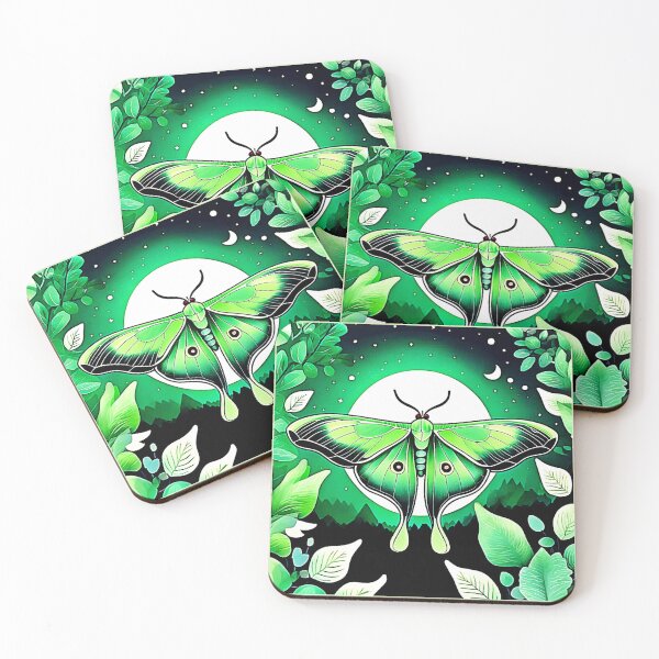 Item preview, Lunar Moth Night designed and sold by Health And Fitness Posts e-Store.