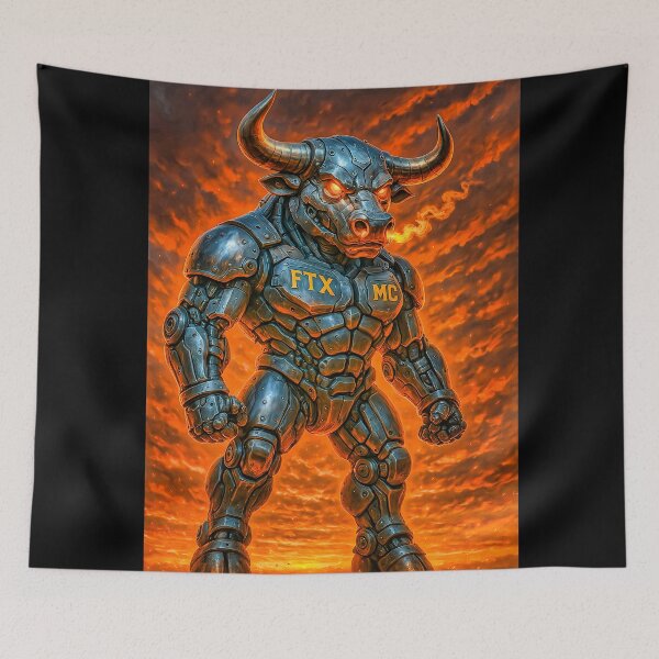 Item preview, FTX MC Mech Bull Biker –  Cyber Beast designed and sold by Fresh-Threads-X.
