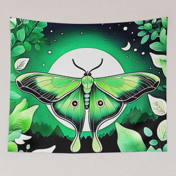 Item preview, Lunar Moth Night designed and sold by Health And Fitness Posts e-Store.