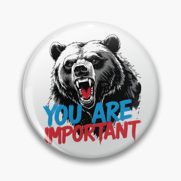 Item preview, you are important t-shirt,  Bear Design t-shirt, best outfit , cool animal tshirt, designed and sold by beyond-canvas.